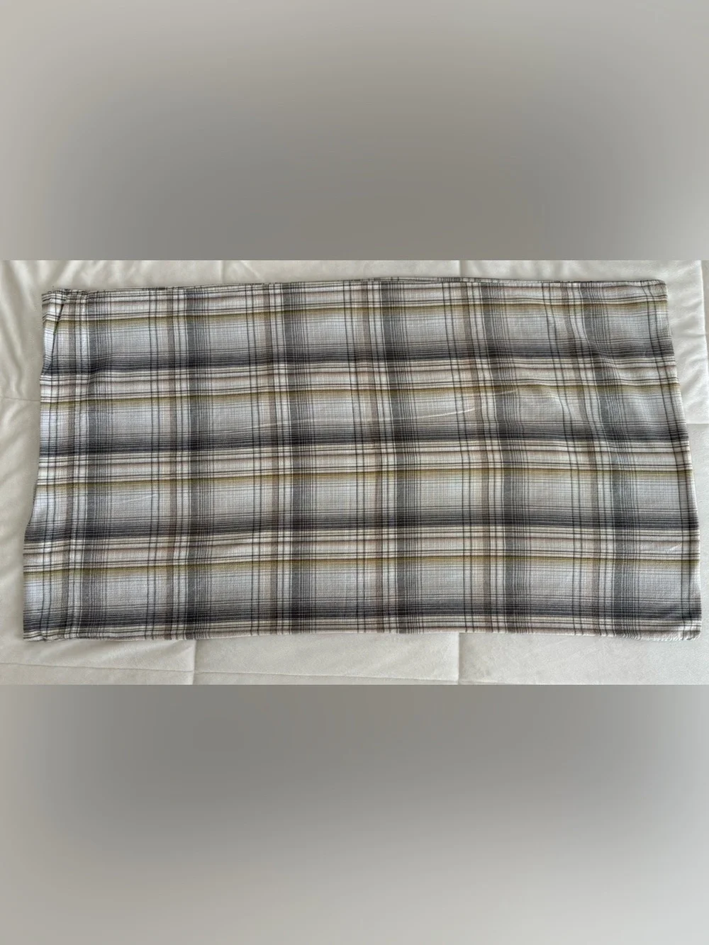 Flannel From Portugal King Pillowcases Set of 2 100% Cotton Plaid
